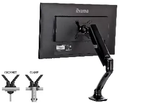 IIYAMA SINGLE GAS SPRING ARM CLAMP 