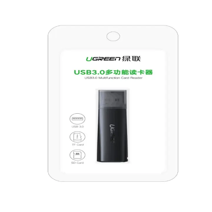 UGREEN USB 3.0/LECTEUR SD/MICROSD/512GO/NOIR 