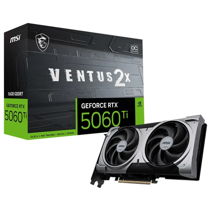MSI GEFORCE RTX 5060 TI 16G VENTUS 2X OC PLUS 