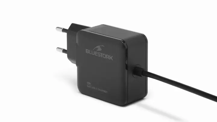 BLUESTORK CHARGEUR USB-C/65W/1.5M/NOIR 