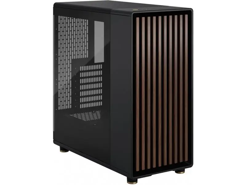 FRACTAL DESIGN NORTH CHARCOAL TG BLACK - MT/SANS ALIM/ATX 
