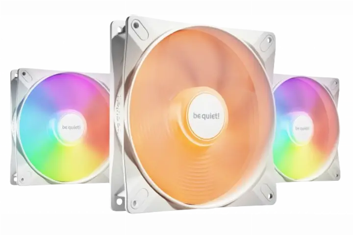 BE QUIET! LIGHT WINGS LX 140MM PWM HS WHITE TRIPLE PACK 