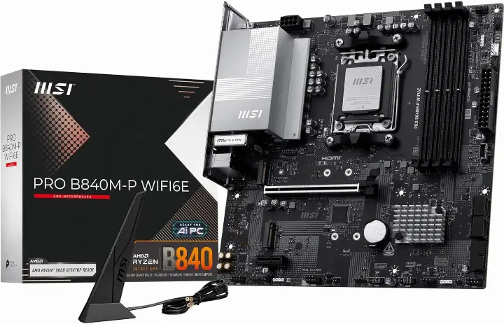 MSI PRO B840M-P WIFI6E - B840/AM5/DDR5/MATX 