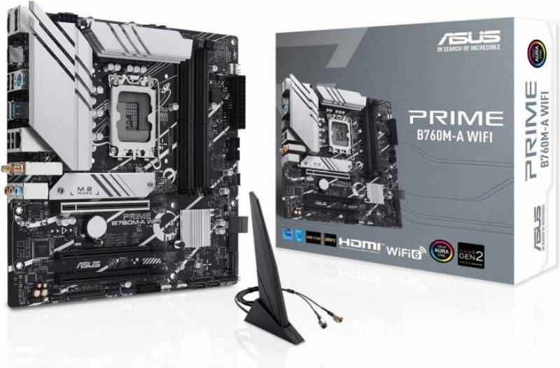 ASUS PRIME B760M-F WIFI - B760/LGA1700/DDR5/MATX 