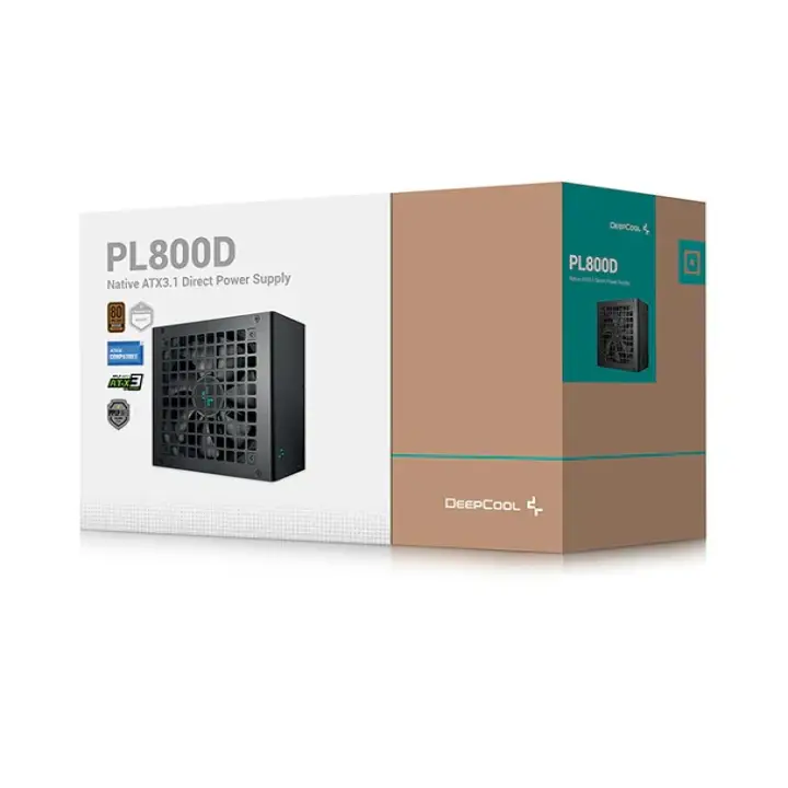 DEEPCOOL ATX 800W - 80+ BRONZE - PL800D NOIR 