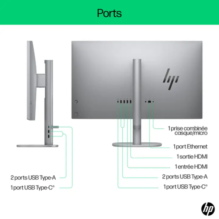 HP OMNISTUDIO 27 FHD/U5-125H/16GO/1TO/WEBCAM/W11 