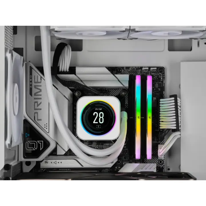 CORSAIR CMH32GX5M2B6000C40W RGB (2X16GO DDR5 6000 PC48000) 