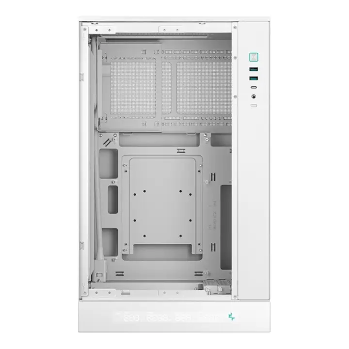 DEEPCOOL CH270 DIGITAL BLANC - MT/SANS ALIM/MICRO-ATX 