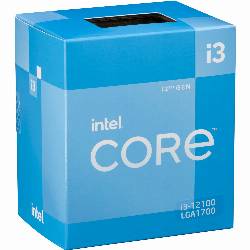 INTEL CORE I3-12100 - 3.3GHZ/12MO/LGA1700/BOX 