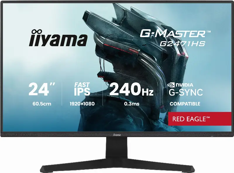 IIYAMA G2471HS-B1 23.8FHD 240HZ/FAST IPS/0.3MS/G-SYNC 