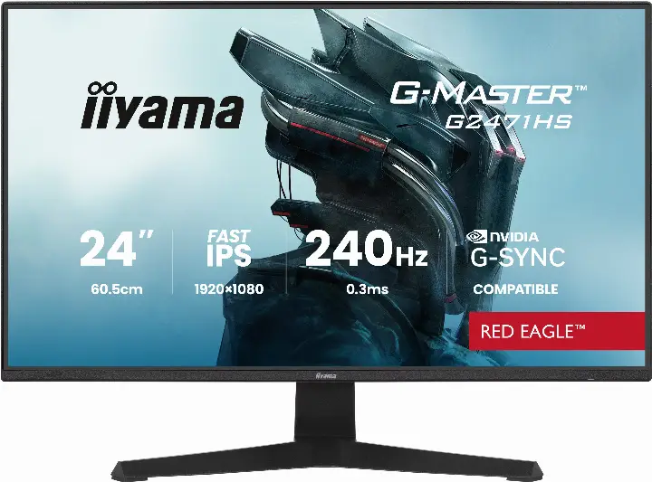 IIYAMA G2471HS-B1 23.8FHD 240HZ/FAST IPS/0.3MS/G-SYNC 