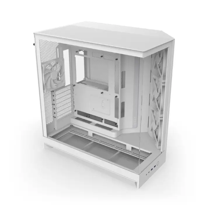 NZXT H9 FLOW BLANC - MT/SANS ALIM/E-ATX 