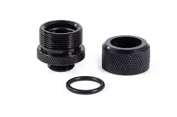 ALPHACOOL FITTING ANTI-OFF POUR TUBE RIGIDE NOIR 14MM G1/4 