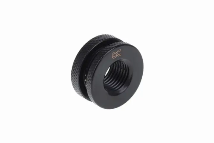 ALPHACOOL FITTING PASSE-CLOISON G1/4 - NOIR 