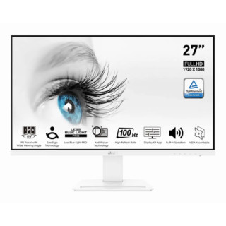 MSI MP273AW 27 FHD/100HZ/IPS/1MS/FREESYNC BLANC 