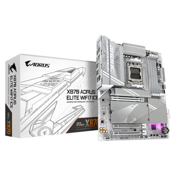 GIGABYTE X870 A ELITE WF7 ICE - X870/AM5/ATX 