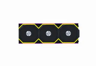 LIAN-LI UNI FAN SL ARGB PWM SANS FIL. 3-PACK 120MM - NOIR 
