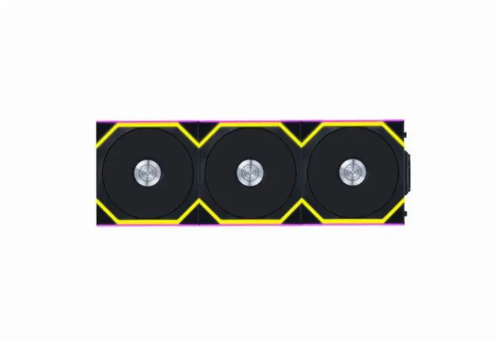 LIAN-LI UNI FAN SL ARGB PWM SANS FIL. 3-PACK 120MM - NOIR 