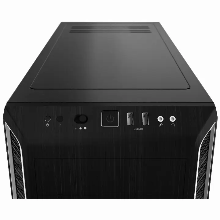 be quiet! Pure Base 600 Midi Tower Noir, Argent