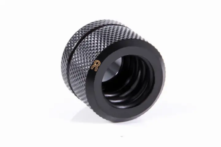 ALPHACOOL FITTING ANTI-OFF POUR TUBE RIGIDE NOIR 14MM G1/4 