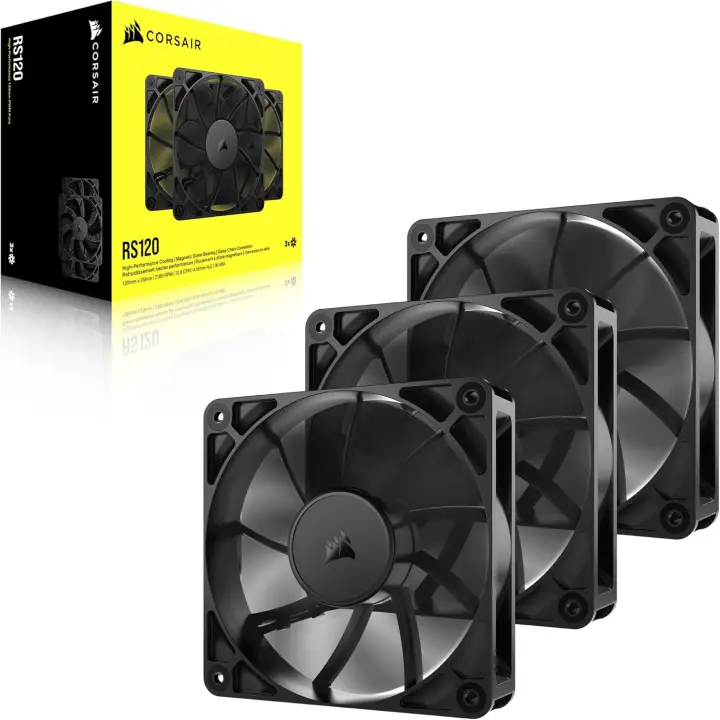 CORSAIR RS120 TRIPLE PACK - NOIR 