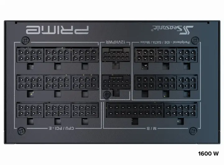 SEASONIC ATX 1600W 80+ TITANIUM - PRIME-TX-1600-ATX30 