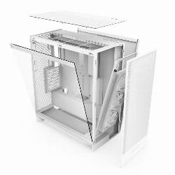 NZXT H7 FLOW BLANC - MT/SANS ALIM/E-ATX 