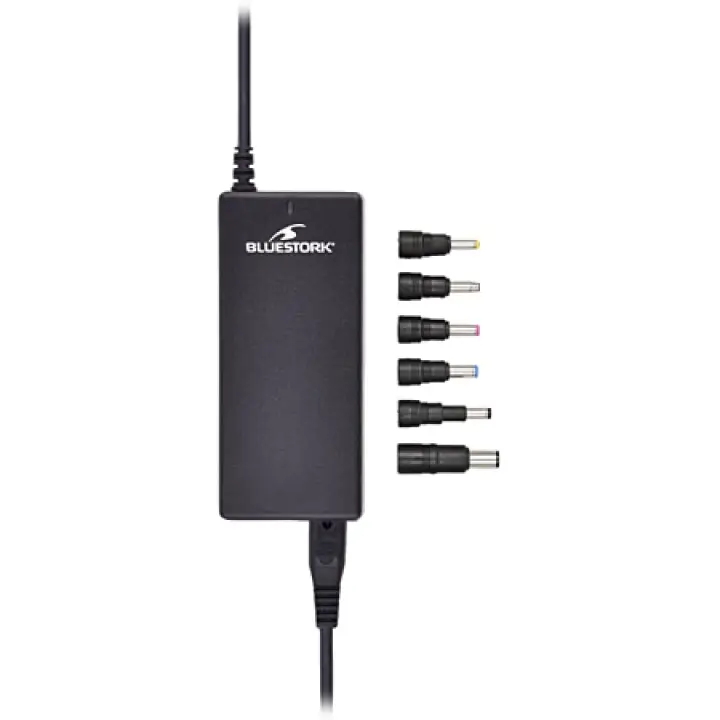 BLUESTORK ADAPTATEUR SECTEUR POUR HP/6 EMBOUTS/90W/NOIR 