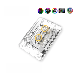 M.RED WATERBLOCK RGB POUR CPU AMD 