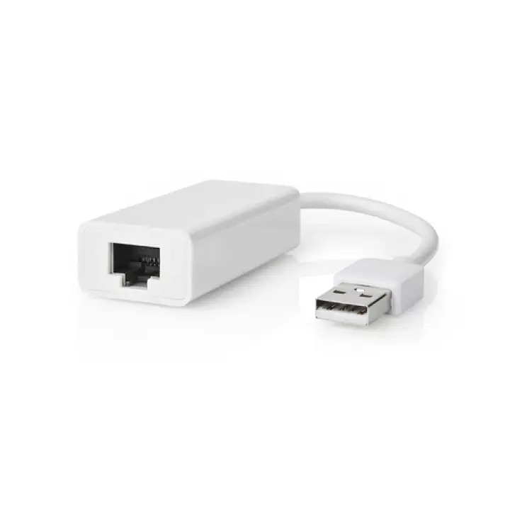 NEDIS ADAPTATEUR USB 2.0 VERS RJ 45 - BLANC 