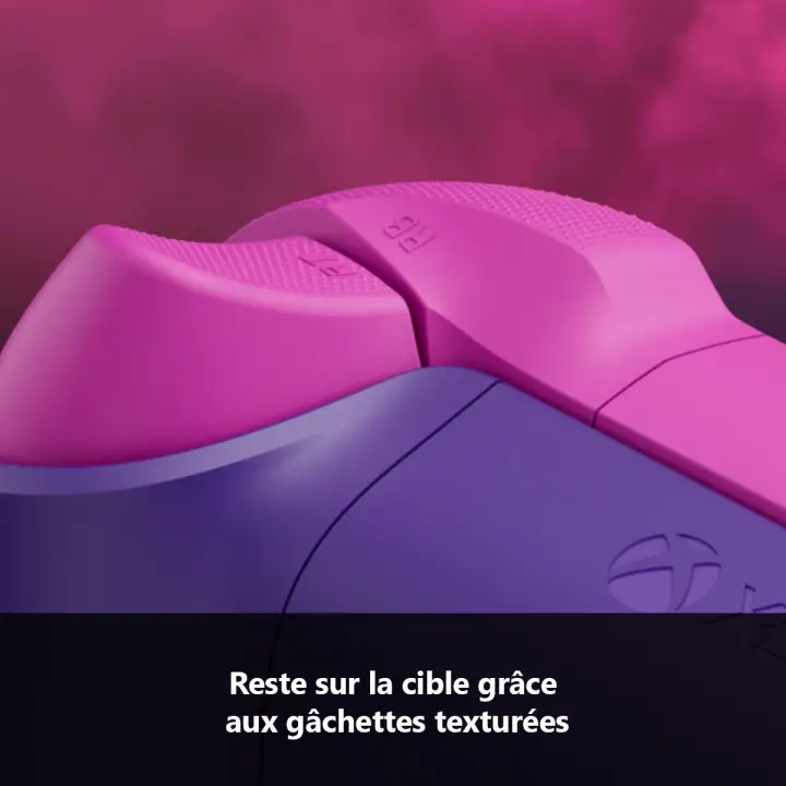 MICROSOFT MANETTE XBOX SANS-FIL HEART BREAKER - VIOLET 