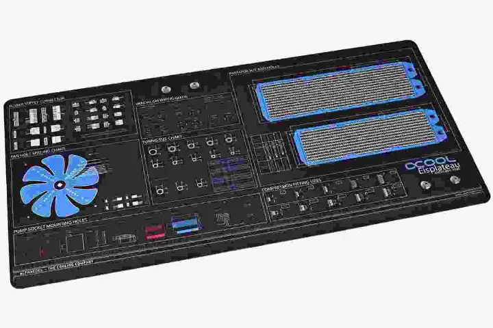 ALPHACOOL EISPLATEAU TAPIS DE WATERCOOLING CUSTOM - 120X60CM 