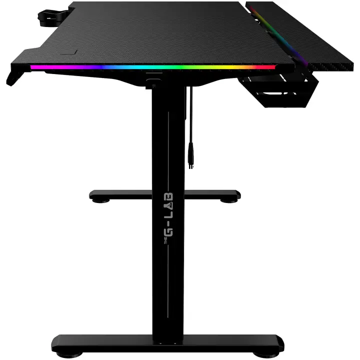 THE G-LAB K-DESK PLATINIUM RGB/NOIR 