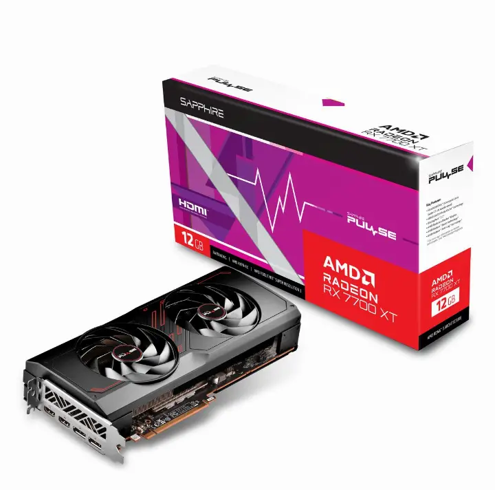 SAPPHIRE PULSE RADEON RX 7700 XT GAMING 12GB 