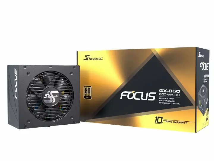 SEASONIC ATX 850W 80+ GOLD - FOCUS-GX-850-ATX30 
