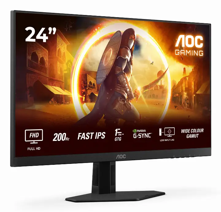 AOC 24G4HRE 23.8 FHD/200HZ/F-IPS/1MS/G-SYNC COMPAT 