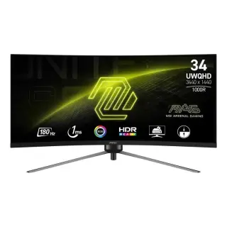MSI MAG345CQR 34 CURVE/180HZ/UWQHD/VA/1MS/ADAP SYNC# 