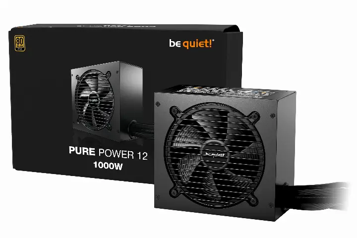 BE QUIET! ATX 1000W - 80+ GOLD - PURE POWER 12 NOIR 