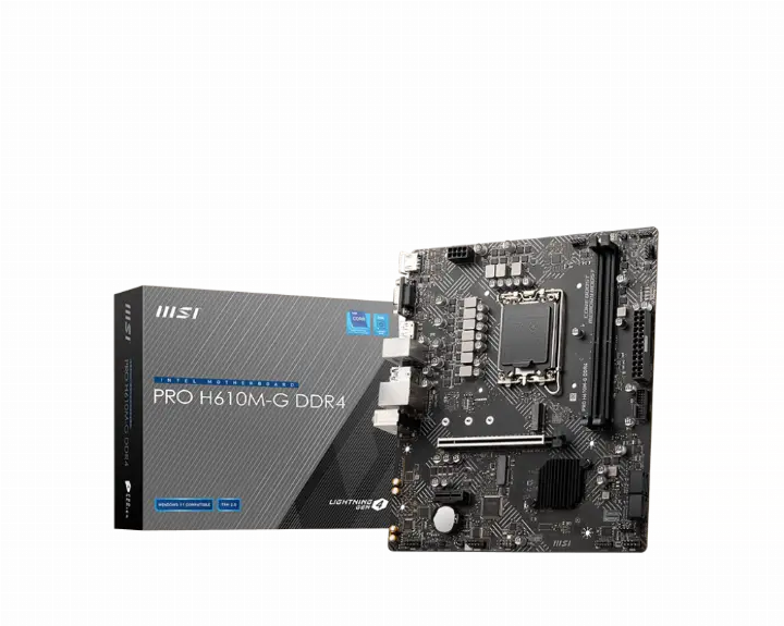 MSI PRO H610M-G - H610/LGA1700/DDR5/MATX 