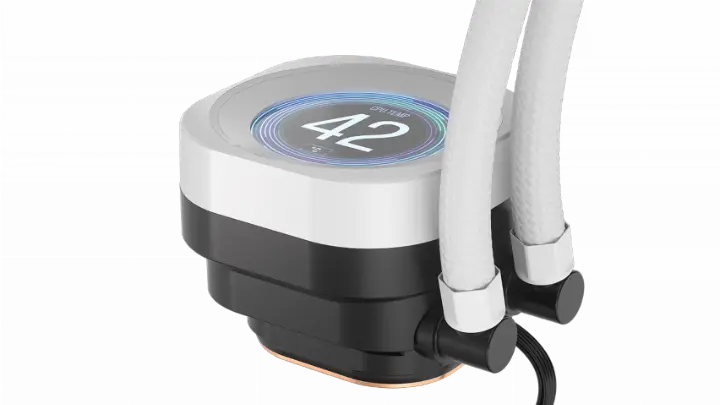 CORSAIR NAUTILUS 240 RS LCD - 240MM - BLANC 