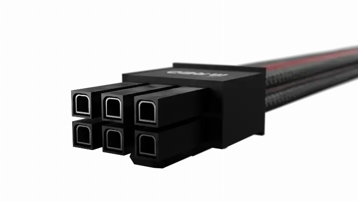 M.RED KIT EXT. 7 CABLES TRESSES ULTIMATE - NOIR ROUGE 