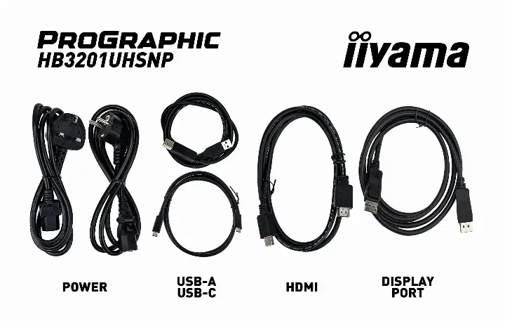 IIYAMA PROGRAPHIC 32 4K/IPS BLACK/99% DCI P3/USB-C DOCK 