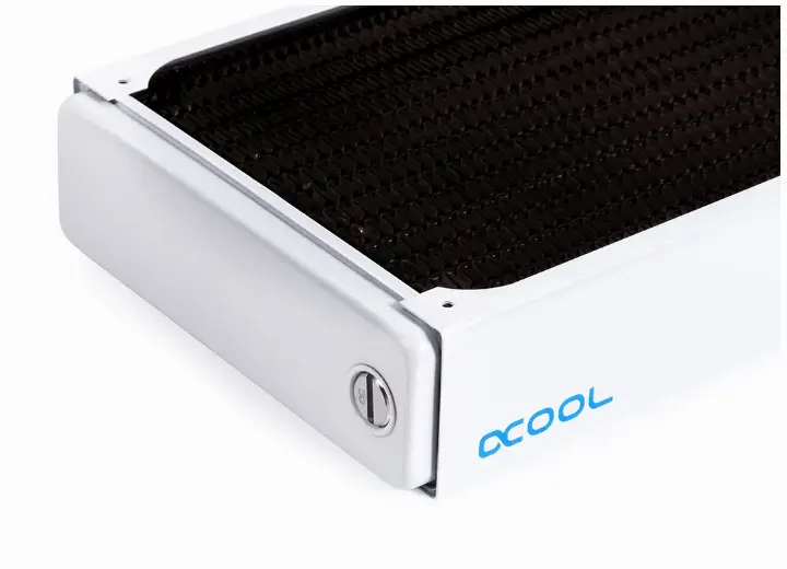 ALPHACOOL RADIATEUR 360MM BLANC - HPE-45 FULL CUIVRE 