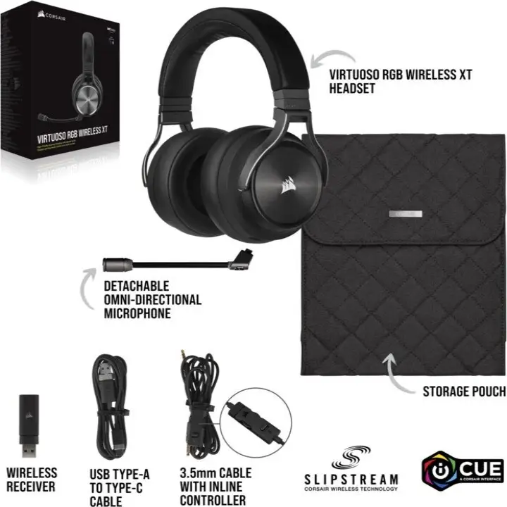 CORSAIR VIRTUOSO RGB WIRELESS XT - CA-9011188-EU 