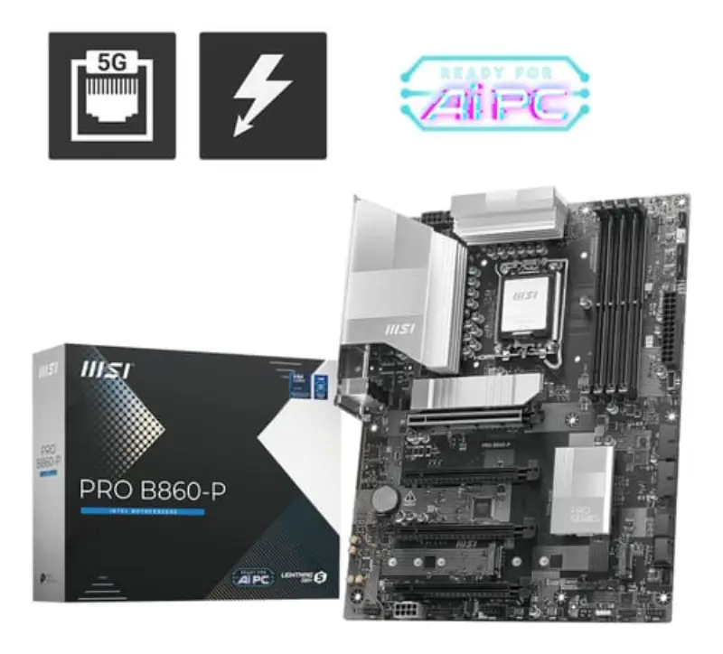 MSI PRO B860-P - B860/LGA1851/DDR5/ATX 