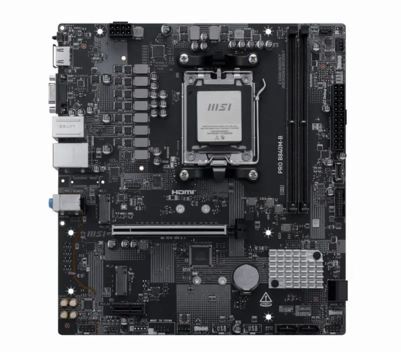 MSI PRO B840M-B - B840/AM5/DDR5/MATX 