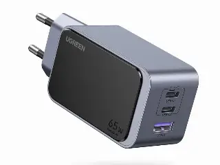 UGREEN CHARGEUR NEXODE S USB-A+2XUSB-C/65W/GRIS 