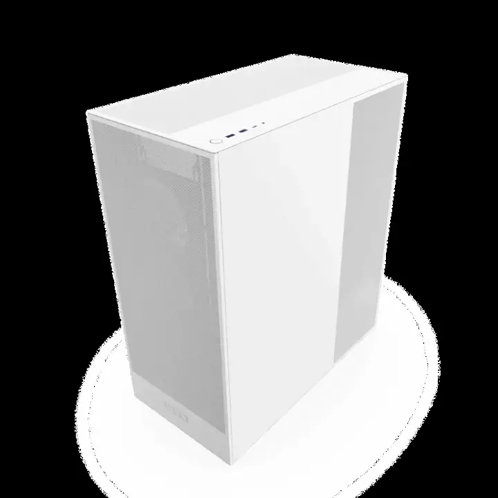 NZXT H7 FLOW BLANC - MT/SANS ALIM/E-ATX 