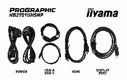 IIYAMA PROGRAPHIC 27 4K/IPS BLACK/99% DCI P3/USB-C DOCK 