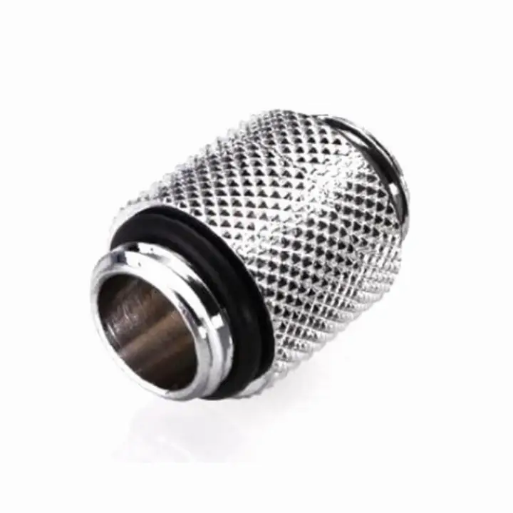 M.RED RACCORD MALE/MALE DROIT ARGENT - 14MM 